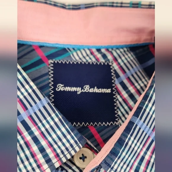 Tommy Bahama Button Down Pocket Dress Shirt - Cotton/ Silk Blend - Picture 3 of 6